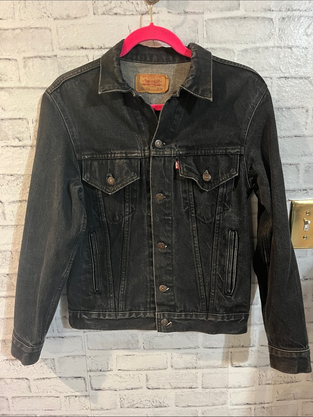Levi’s vintage 90s black denim jacket